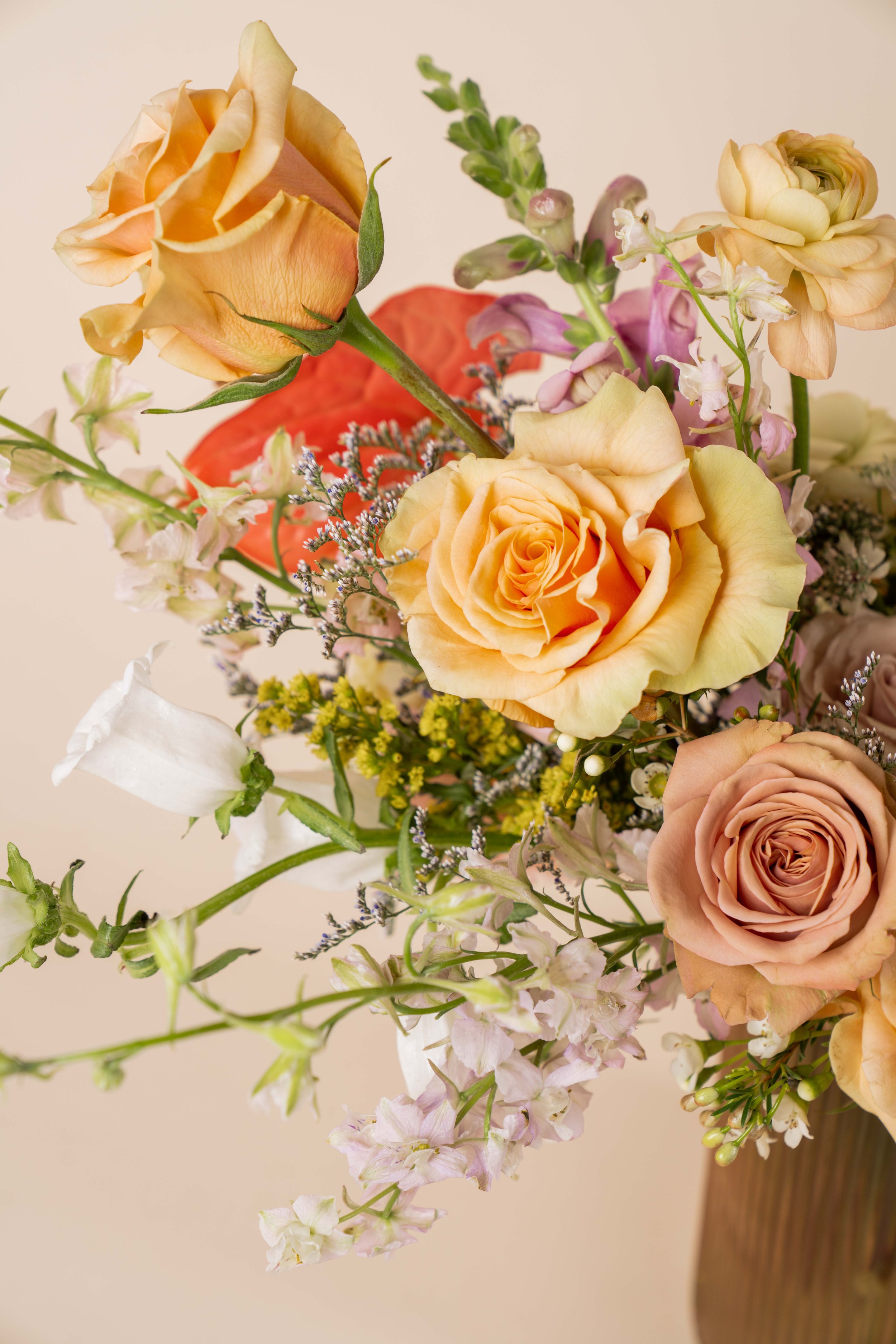 The Clementine XX Flower Arrangement — Rose Coloured | Flower Shop